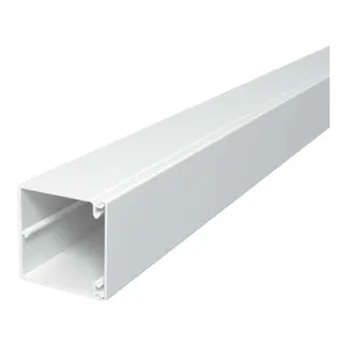 OBO Bettermann Vertr Wand+Deckenkanal m.Obert. 60x60mm,PVC WDK60060LGR, 2 Stück