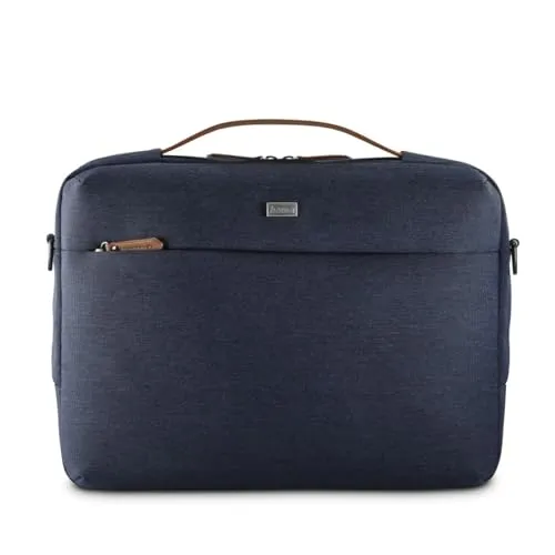 Hama Unisex Casual Laptoptasche, Navy pers - Laptop-Schultertaschen mit gepolstertem Fach für 13,2