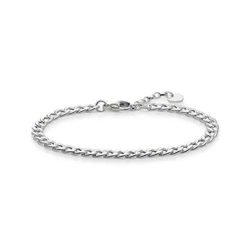 Thomas Sabo Damen-Kettenarmband 925 Sterlingsilber LBA0105-001-12-L19.5v - Elegantes Damenarmband aus 925er Sterlingsilber, das durch sein einzigartiges Design besticht. Perfekt als individuelles Geschenk für jeden Anlass.