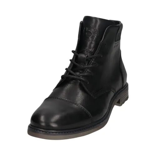 Bugatti Marcello Eco Herrenschuhe Schnürstiefel Schwarz in schwarz von Bugatti