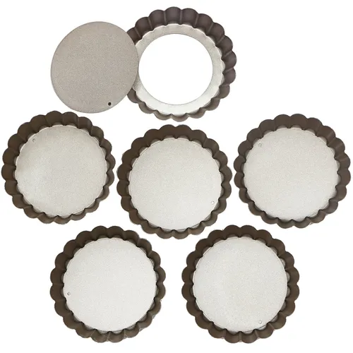 Tarteform Mit Hebeboden Klein Ø 10 cm Set von 6 Mini Quicheform Gute Antihaft...