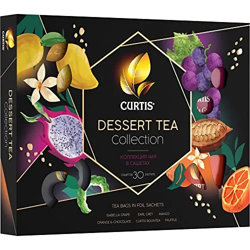 CURTIS TEA, DESSERT TEA COLLECTION; SATZ VON DESSERTGESCHMACK, 30 SACHETS