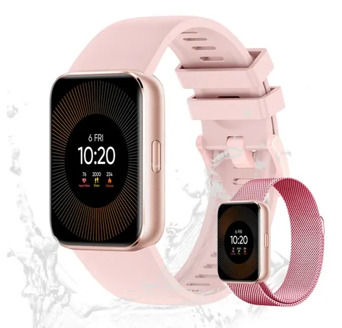 Valdus Herren's Telefonfunktion IP68/1ATM Wasserdicht Fitness-Tracke Smartwatch (1.75 Zoll, Android/iOS), Luxuriöse Fitnessuhr mit SpO₂, Stressanalyse & über 120 Sportmodi