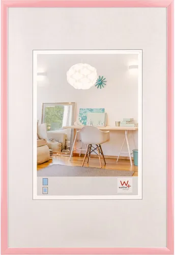 Walther Kunststoffrahmen New Lifestyle 30x45 cm rosa in pink von Walther