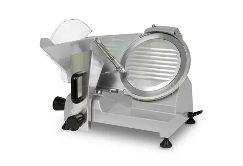 VERTES Allesschneider FD2-MS-250, 250mm - Professioneller Allesschneider für Gastronomie und Zuhause, mit 250W Motor, stufenlos einstellbarer Schnittstärke bis 25mm und hygienischem Aluminium-Gehäuse.
