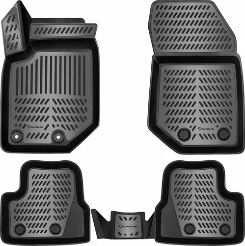 ELMASLINE Auto-Fußmatten für JEEP AVENGER - 3D Gummimatten mit hohem Rand - Automatten mit individueller Maßanfertigung für perfekten Schutz. Extra hoher 3D Rand hält Schmutz und Flüssigkeiten zurück, ideal für JEEP AVENGER.