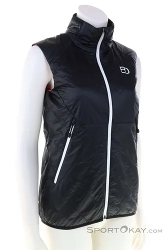 Ortovox Swisswool Piz Vial Weste Women Black Raven (M)