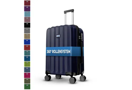 MTB Koffer Reisekoffer Rollkoffer Hartschalen Handgepäck ABS Dehnungsfuge, Handgepäck