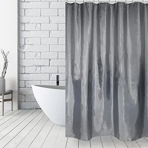 MSV Anti-Schimmel Duschvorhang in grau von MSV