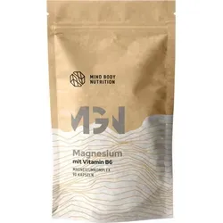 Mind Body Nutrition Magnesiumkomplex mit Vit. B6 – 90 Kapseln