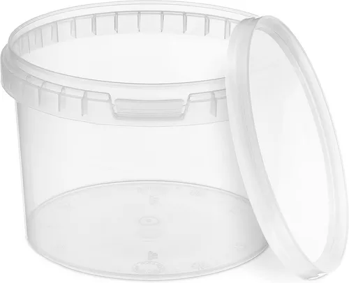 BENBOW Putzeimer Eimer mit Deckel 30 20 10 5 3 1 0,5 L Viele Farben Lebensmittelecht, (1-tlg., PZH-, BRC- und DIN-ISO-zertifiziert), für Lebensmittel, Farben, Chemikalien