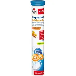 Doppelherz Magnesium+Calcium+D3 Brausetabletten 15 ST von Doppelherz