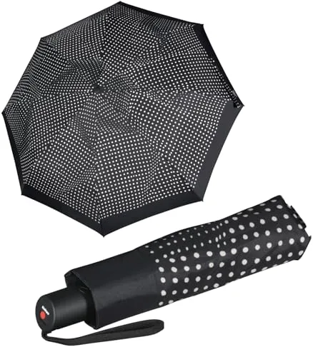 Knirps Taschenschirm A.200 Medium Duomatic Bolero - black in grün von Knirps
