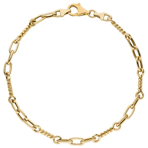 4,1mm Armband Armkette aus 333 Gold Gelbgold 19cm - Elegantes Armband aus 333 Gelbgold, 19 cm lang, für unisex Tragekomfort. Ideal für jeden Anlass und verleiht Ihrem Outfit einen Hauch von Luxus.