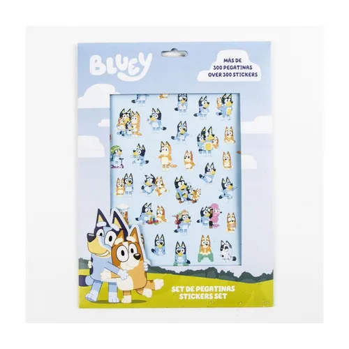 Bluey Aufkleber Set 300 Stk. Summer Sticker Kinder Set