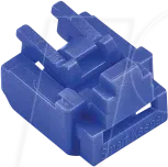 SK NL03P1DB - 12er Set RJ45 Port Schlösser, dunkelblau - WLAN-Zubehör: SmartKeeper Essential 12 x RJ45 Port Schlösser zur Sicherung ungenutzter Anschlüsse, verhindert unbefugten Zugriff und schützt vor Cyberangriffen.