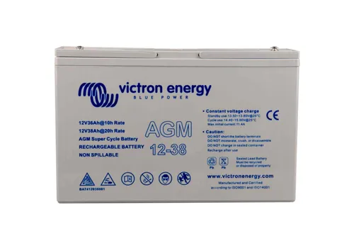 Victron AGM 12V 38Ah Solarbatterie Deep Cycle Akku von Victron