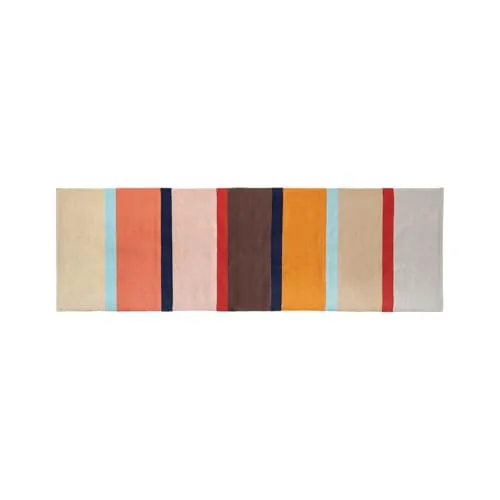 Remember Läufer Teppichläufer Zaza lang 80 x 250 cm orange - Schmutzfangläufer aus 100% Baumwolle, handgewebt und ideal für Eingangsbereiche, leicht zu reinigen durch Handwäsche.