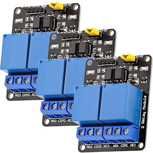AZDelivery 3 x 2-Relais Modul 5V mit Optokoppler Low-Level-Trigger kompatibel mit Arduino inklusive E-Book!