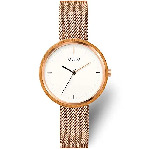 Unisex-Uhr MAM 669 [Ø 33 mm] - Armbanduhr für Unisex, elegantes Design und wasserdicht, ideal für jeden Anlass.