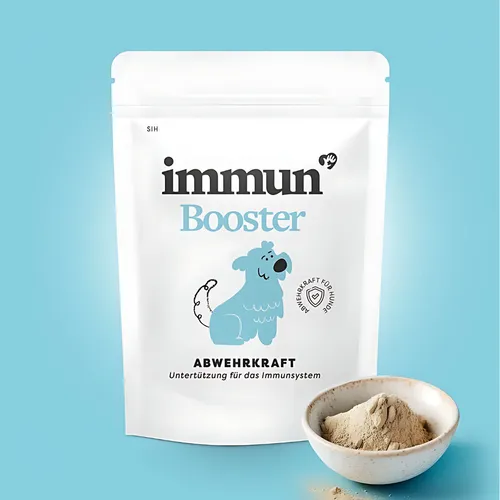 Dr. Sam Immun Booster für Hunde 45 g - Hochwertiges Nahrungsergänzungsmittel für Hunde, unterstützt die allgemeine Vitalität und sorgt für ein aktives Leben. Ideal für die tägliche Pflege.