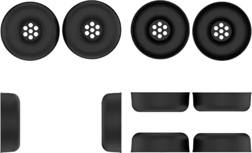 INF Silikon Ohrpolster für JBL Tune 520BT Kopfhörer, Schutzhülle, 2 Stück Schwarz