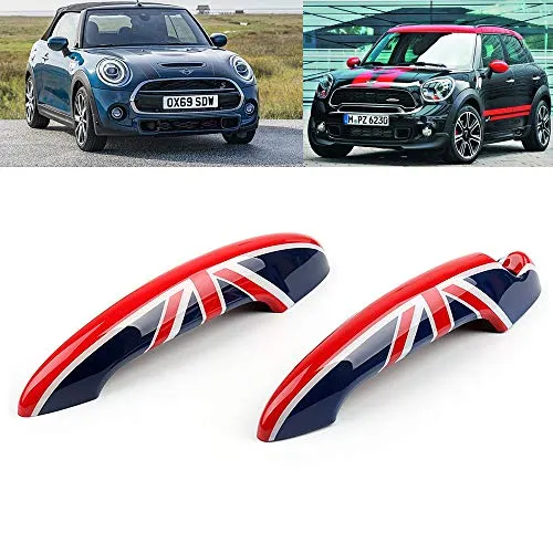 Auto Außentürgriffe Türgriffabdeckung Außentürgriff-Abdeckung, Autotürgriff dekorativer Aufkleber für Mini Cooper R50/R52/R53/R55/R56/R57/R58/R59/R60/Countryman 2001-2013(Union Jack Muster)