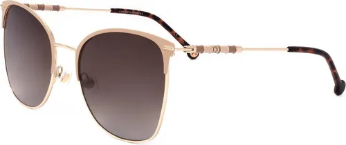 Carolina Herrera CH0036S Ovale Metall-Sonnenbrille für Damen