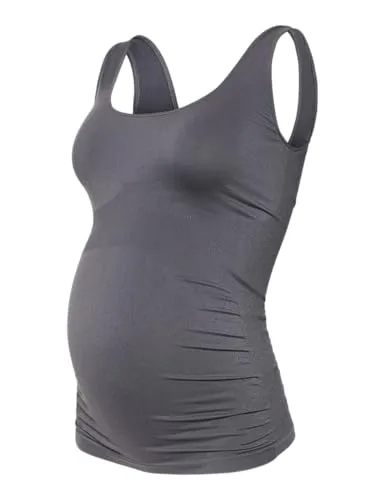 MAMA.LICIOUS Damen Mlheal Tank Top Noos A., Asphalt, Einheitsgröße EU