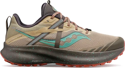 Saucony Ride 15 Womens Desert/Sprig 37 Traillaufschuhe