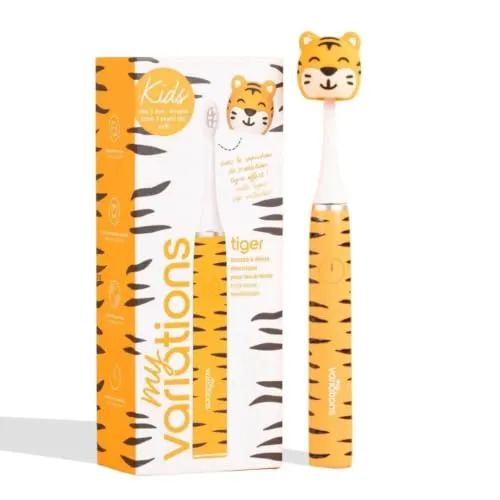 My Variations Kids – Elektrische Schallzahnbürste für Kinder – wiederaufladbar mit Tierdesign