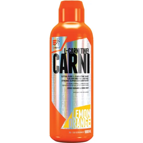 Extrifit Carni L-Carnitine 120 000 mg Nahrungsergänzungsmittel für Sportler Geschmack Lemon & Orange 1000 ml