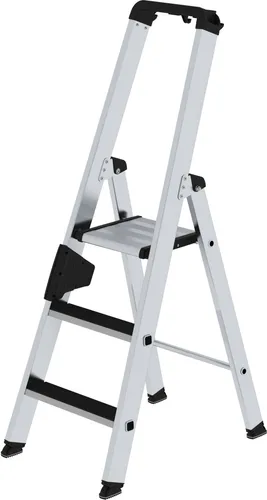 Stufen-Stehleiter einseitig begehbar mit clip-step 3 Stufen
