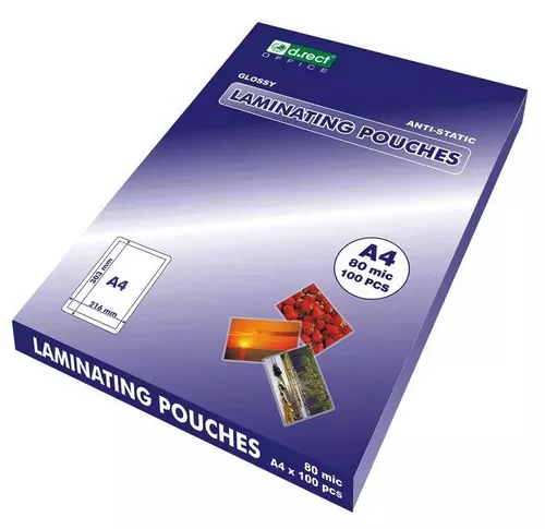 Folia laminacyjna A4 80 mic a'100 D.RECT D.RECT 5907674354871