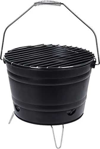 Barbecue-Eimer - 27 cm - Schwarz