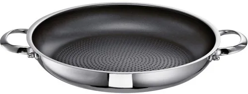 Schulte-Ufer 6867-24 Servierpfanne Romana, 24 cm, Edelstahl - Pfanne mit energiesparendem protherm Allherd-Kupferboden und extrem kratzfester XXStrong-diamond-Antihaft-Versiegelung, ideal für alle Herdarten.