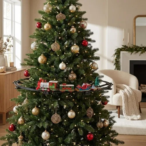 Weihnachtszug für den Baum, 23 Elemente, Ø 87,5 cm