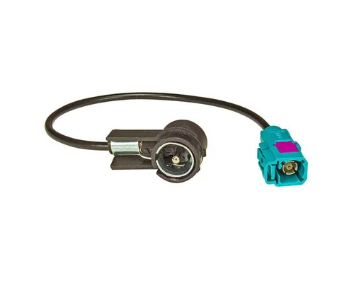 tomzz Audio Fakra (F) Antennenadapter Kupplung auf ISO (M) Stecker 50 Ohm KFZ-Adapter