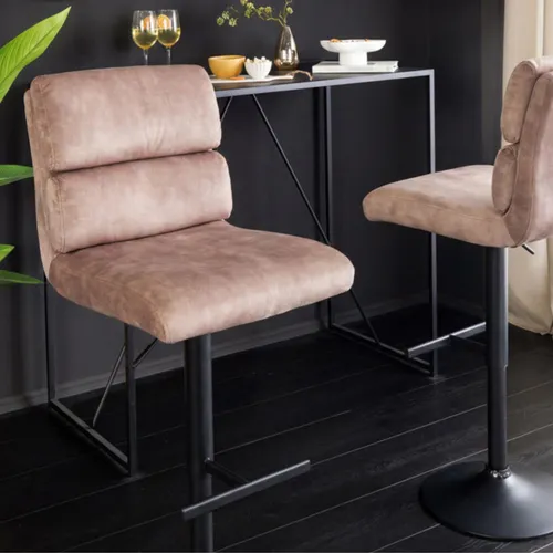 riess-ambiente Barhocker COMFORT champagner beige schwarz