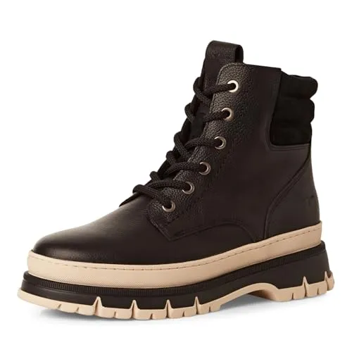Tamaris Damen Stiefel Leder schwarz 38 in schwarz von Tamaris