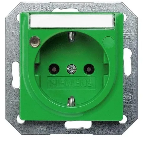 Siemens i-syst SCHUKO-Steckdose 5UB1562 in grün von Siemens