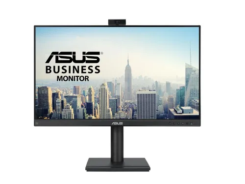 ASUS BE249QFK 24 Zoll Videokonferenzmonitor - Full HD, integrierte Webcam und Mikrofon, ideal für Online-Meetings und flexibles Arbeiten