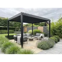 Produktbild Pergola mit Lamellendach 300 x 400 cm, anthrazit