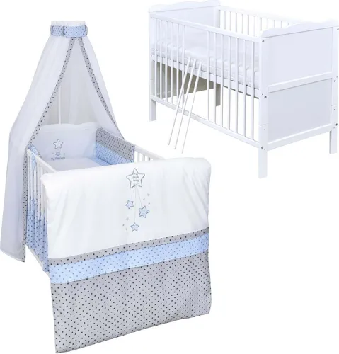 Baby-Delux Babybett Jack 140x70 Weiß