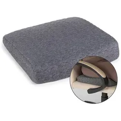 Vitapur Sitzkissen MemoSilver – Ergonomisches Sitzpolster für Büro, Auto & Zuhause - Erleben Sie optimalen Sitzkomfort mit dem MemoSilver Kissen, das sich Ihrer Körperform anpasst und für eine gesunde Haltung sorgt. Ideal für Büro, Auto und Zuhause.