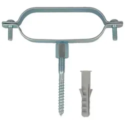 tecuro Rohrschelle Ovalschelle, Stahl verzinkt