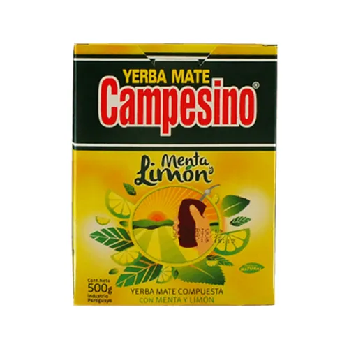 Mate Tee Campesino Menta Limon Yerba Mate Paraguayisch 500g