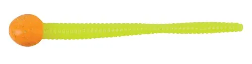 Berkley MMT3-OSC Power Bait Micro Floating Mäuseschwanzköder, Orange Silber/Chartreuse, 7,6 cm