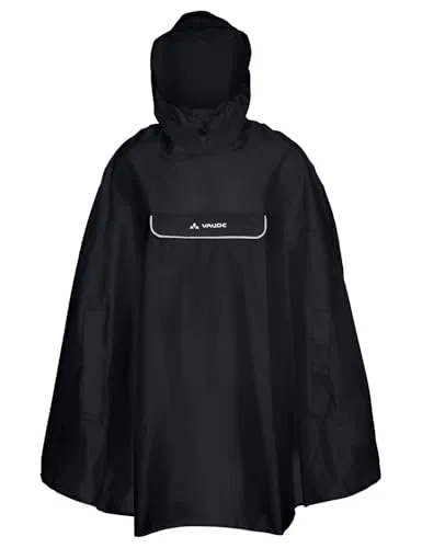 VAUDE Valdipino Rad-Regenponcho - Leicht & Wasserdicht - Funktionsjacke für Radfahrer, umweltfreundlich hergestellt aus recyceltem Polyester, ideal für alle Wetterbedingungen.