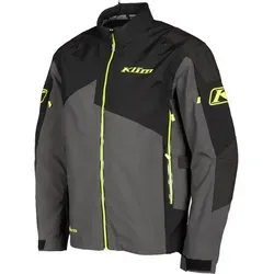 Klim Raptor GTX Motorrad Textiljacke, schwarz-grau-gelb, Größe S für Männer